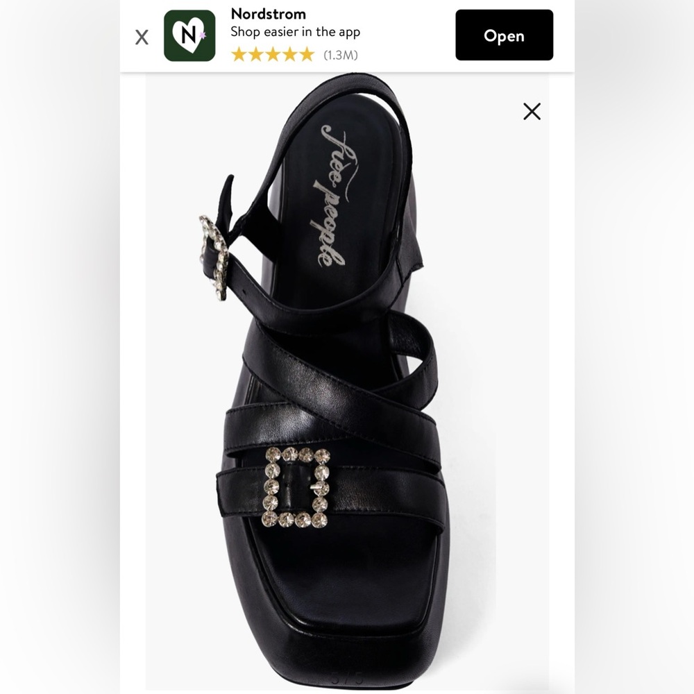 Free People- Brooklyn Ankle Strap Platform Sandal (Women) - Picture 9 of 12